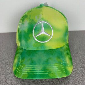 Mercedes AMG Petronas F1 Lewis Hamilton Green Tie Dye Hat 2024 Brazil